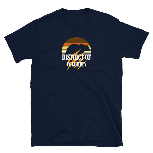 District of Columbia bear graphic t-shirt for LGBT pride clothing.