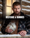 Beefcakes & Bunnies 2026 Calendar – Muscular Hunks with Cute Rabbits (Non-Nude)