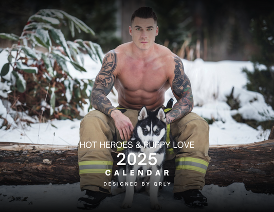 Firefigher & Cute Dogs Calendar
