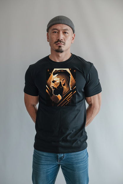 Muscle Gay Bear 31 Geometric Abstract Art Shirt, Gay Art Shirt for Gay Pride
