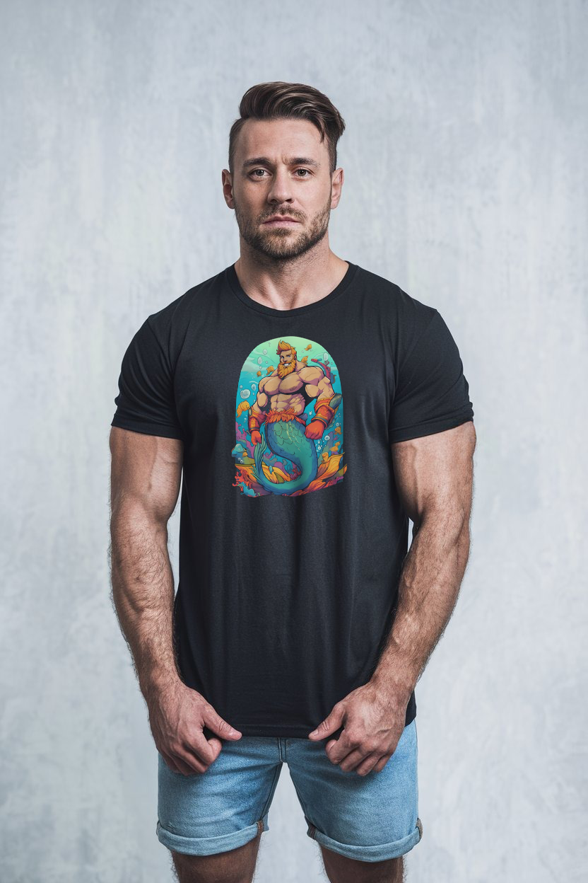 MERPRIDE - Gay Merman Bear Mermaid Shirt 4 - Bear Pride, LBGTQ