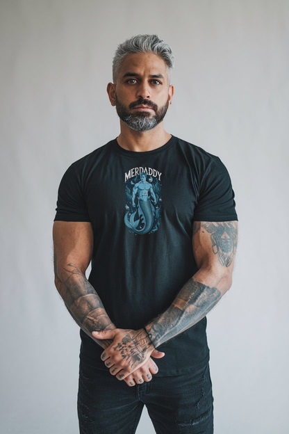Merdaddy Shirt Gift for Daddy Merman Lover Mermaid Daddy Merdad