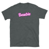 Dark grey Bearbie Tee featuring fun text design for gay pride apparel.