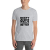 Soft Sport Grey tee featuring humorous text, perfect for gay pride apparel.