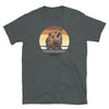 Cute Gay Bear Pride Flag Colors for Gay Bear Cubs T-Shirt featuring a roaring bear graphic.