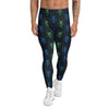 Men's Cyber Bones leggings with colorful skeleton design, perfect for active wear.