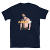 Daddy AF Gay Bear T-Shirt featuring a muscular man in navy color.
