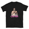 Daddy Chaser Gay Men's T-Shirt featuring a muscular model in a playful design.