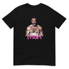 Black shirt featuring a muscular man with 'Daddy Issues' text, gay pride apparel.