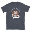 Gay Bear Illustration - Gay pride shirt featuring a muscular bear graphic and fun text.