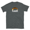 Florida DC LGBTQ Rainbow Gay Daddy Bear Pride graphic t-shirt in dark heather color.