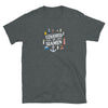 Funny Gay Shirt – Naughty Sea Men Tee design with colorful graphics on a gray shirt.