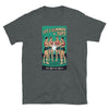 Funny Tarot Gay Let's Summon Tops TShirt featuring muscular men, gay pride apparel.