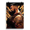 Gay Allen: ADAM, Gay Print, Gay Muscle Bear Art poster featuring a bearded man.