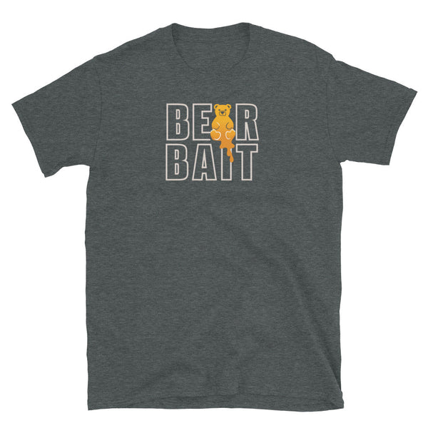Gay Bear Community Tshirt for Gay Pride ShirtGay Bear Tee with "Bear Bait" print in grey.