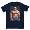 Gay Bear Jock T-Shirt Bear Pride Outfit Daddy Bear Muscle Bear Gift for Bear 2, featuring a muscular character design.
