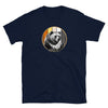 Gay Bear Pride Tshirt Graphic Gay Daddy Bear T-Shirt featuring bear graphic on navy shirt.
