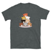 Gay Bear Shirt featuring playful cartoon bears design on a dark grey t-shirt.