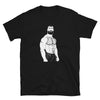 Gay Bear T-Shirt featuring muscular graphic bear design on a black background.