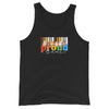 Gay Cute Bears Proud - Tanktop with colorful bear graphic on black fabric.