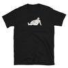 Gay Older Daddy Shirt - Gay Bear Shirt - Pride Outfit - Gay LGBTQ on black t-shirt featuring humorous bear design.