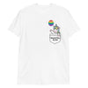 Gay Pride Shirts, LGBT Rainbow Unicorn Sounds Gay I'm In TShirt, cute white tee with unicorn graphic.