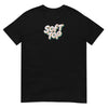 Gay Soft Top Shirt for Power Tops & Power Bottom Shirt Gay Slang Gift for Gays LGBTQ Funny Gay Shirt, black with colorful text.