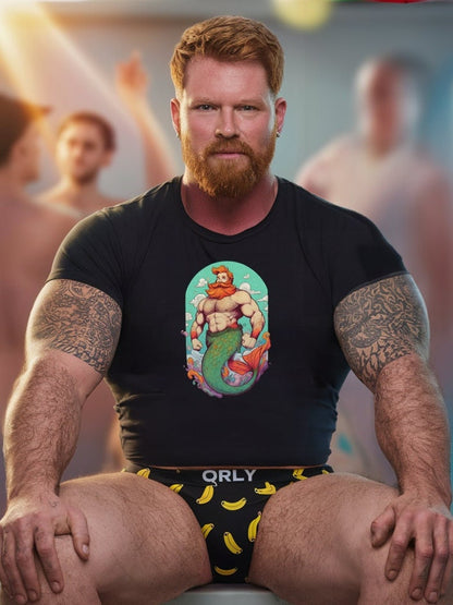 Gay Bear Shirt, Bear Flag Shirt, Subtle Bear Pride Shirt, Bear Pride Flag Mermaid Bear Merman Tee