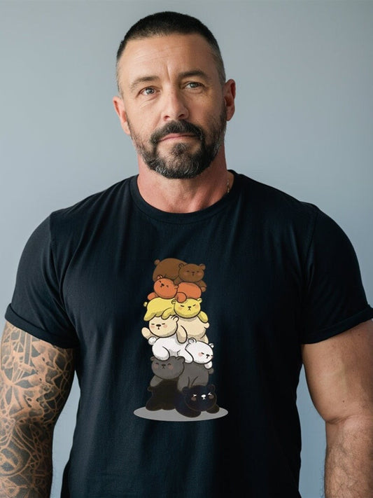 Gay Bear T-shirt | Gay Bear Pride Shirt | Bear Cub Shirt Unisex Basic Softstyle T-Shirt | Gildan 64000
