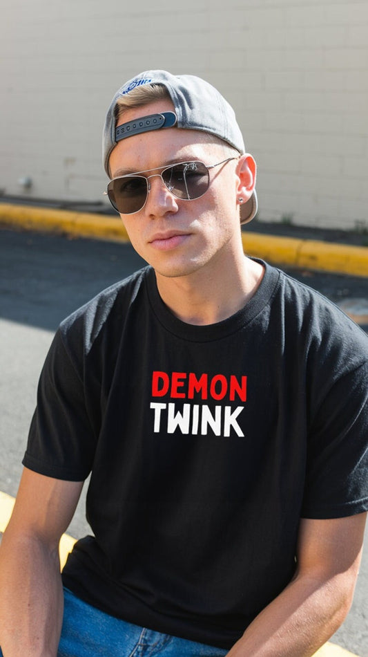 Demon Twink Funny Gay Pride Tee, Soft Unisex T-Shirt, LGBTQ Chaser T-Shirt