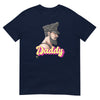 Leather Daddy Bearded Man - Tshirt featuring a graphic of a bearded man in leather attire.