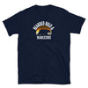 LGBT Gay Men's T-Shirts Daddy Bear Pride Bearded Bold & Bearlicious, navy t-shirt with bear graphic.