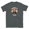 LGBT Gay Men's T-Shirts Daddy Bear Pride - Daddy's Little Cub bear graphic tee in dark heather color.