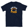 Navy blue gay shirt with 'Growl For Me Daddy' graphic, perfect for LGBT Gay Men's T-Shirts Daddy Bear Pride - Growl For Me Daddy 2.