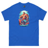 LGBTQ Merpride - Male Merman Daddy Bear Mermaid Shirt in blue with vibrant graphics.