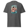 LGBTQ Merpride - Male Merman - Leather Chub & Bear Mermaid Shirt in Sport Grey with graphic design.