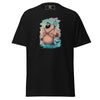 LGBTQ Merpride - Male Merman - Leather Chub & Bear Mermaid Shirt design on a black gay shirt.