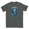 Merdaddy Shirt Gift for Daddy Merman Lover Mermaid Daddy Merdad design on dark shirt.