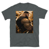 Muscle Gay Bear 28 Geometric Abstract Art Shirt, Gay Art Shirt for Gay Pride featuring muscular man design.