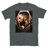 Muscle Gay Bear 31 Geometric Abstract Art Shirt featuring a male profile design.