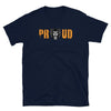 Proud Gay Bear - Gay Pride Shirt featuring bold bear graphic on navy tee.