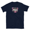 Proud Pig Boy Shirt - Gay Piggy - Gay Bear Shirt / Gay Pride Gay Bear Gift in navy with pig graphic.