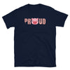 Proud Pig Shirt – Gay Bear Shirt, Funny Gay Pride Tee, Bear Gift in navy with playful graphic