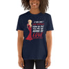 Blue t-shirt featuring Ru Paul Love Yourself Quote design, perfect gay pride apparel.