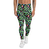 Sssssir! Men’s Leggings – Latex Snake Meggings with colorful snake print in black.