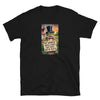 Support Gay Rights Funny Frog Shirt with colorful frog graphic on black fabric.