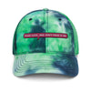 Tie dye Ru Paul Hat | Good Luck and Don't Fuck it up | RuPauls Drag Race Cap, Gay Pride LGBTQ Hat in green and blue.
