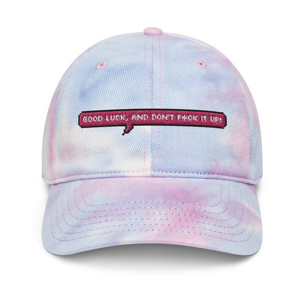 Tie dye Ru Paul Hat | Good Luck and Don't Fuck it up | RuPauls Drag Race Cap, Gay Pride LGBTQ Hat