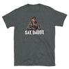 Vintage Say Daddy Shirt of Leather Daddy Gay LGBTQ Pride Leather Daddy Gay Pride featuring a masculine figure in a leather jacket.