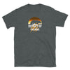 District of Columbia graphic on dark grey gay pride shirt for LGBT fans.